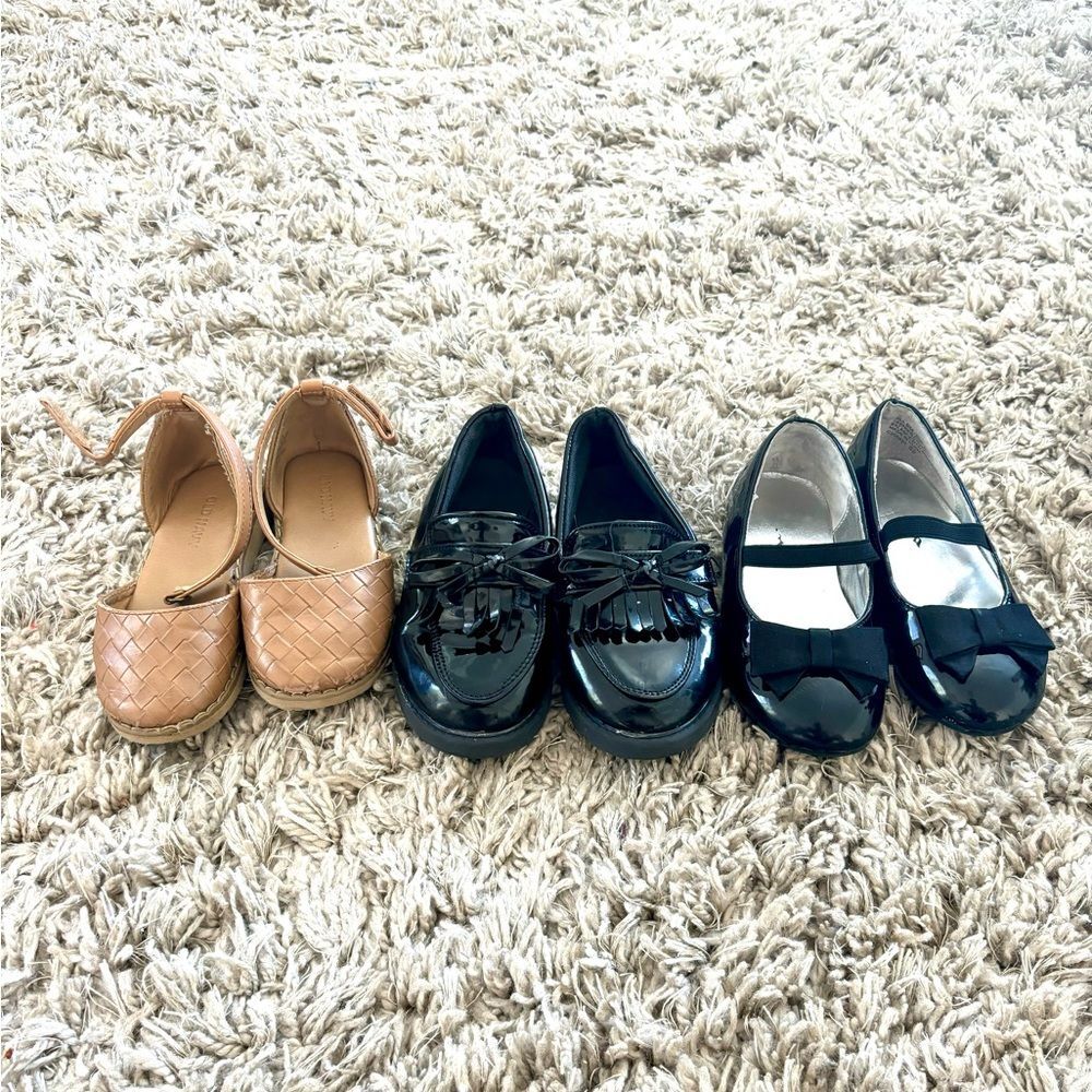 Bundle of 3 Girl Shoes (Size 8-9)